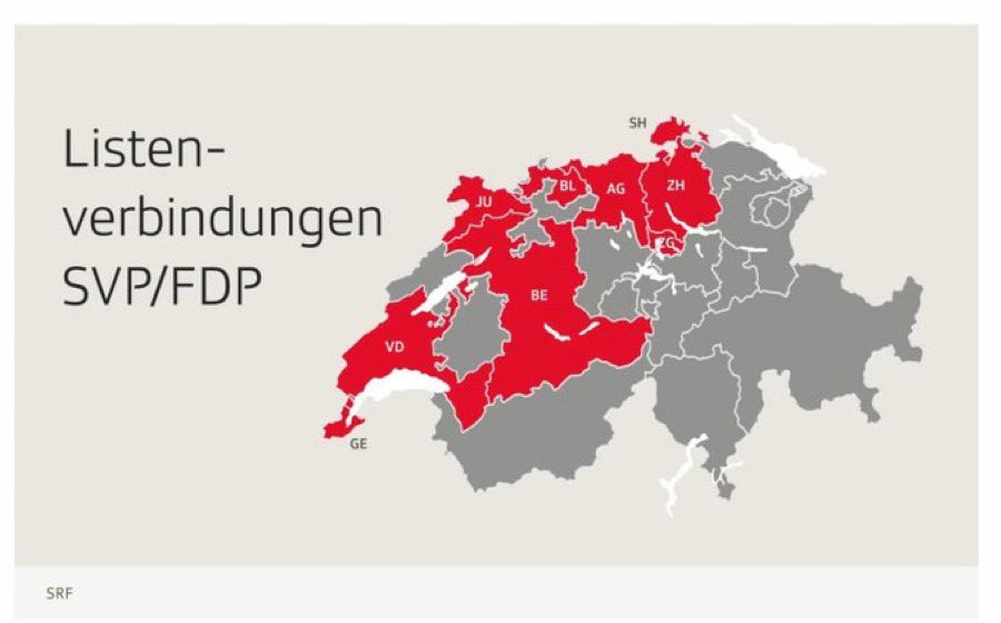 natalieimboden's tweet photo. Liebe Wählerinnen und Wähler! 🗳️ 
BE
VD
JU
BL
AG
ZH
In diesen Kantonen macht die FDP #wahlCH23 Listenverbindungen mit der SVP, d.h. Stimmen für die FDP können zu SVP-Sitzgewinnen führen. https://t.co/uxhGDSIMEG https://t.co/huTXiObVrE