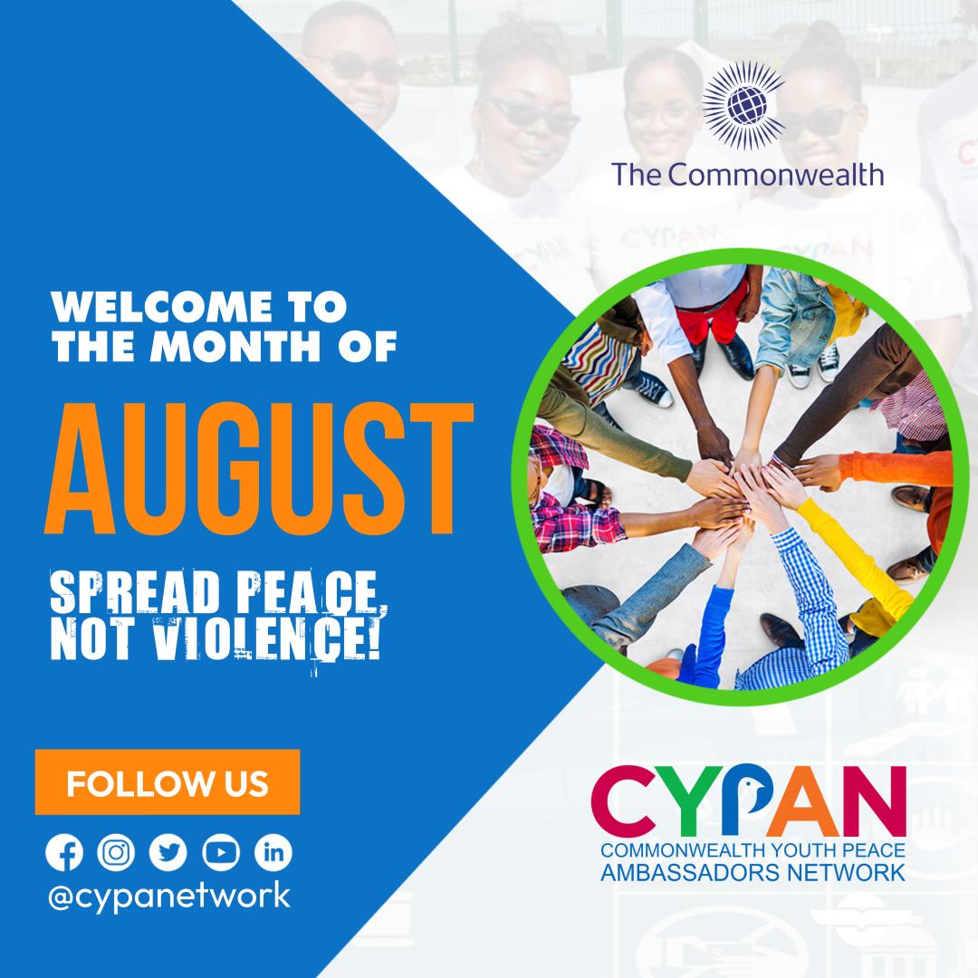 As we embrace the dawn of a new month, we, the Commonwealth Youth Peace Ambassadors Network, stand united with a vision to foster a peaceful world. #CYPAN #Commonwealth #PeaceAmbassadors #Peace