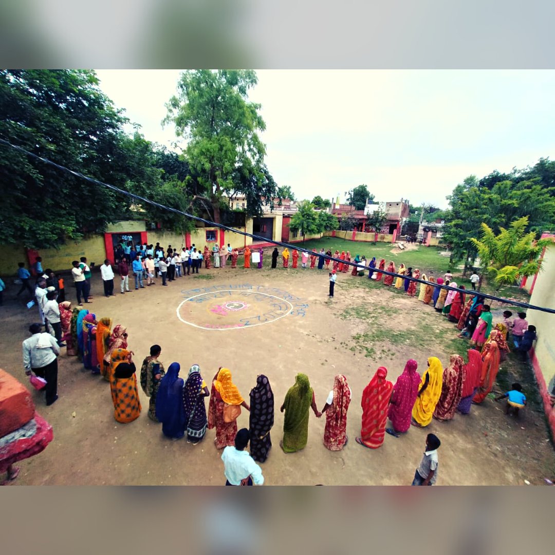 Every Vote Shapes Our Future: Count Me In! 

Women Voters from Budhara village, Morena, MP taking a pledge to vote in the forthcoming elections. 

#TogetherWeVote #EmpoweredVoters #BeAVoter #TogetherWeThrive #VoteAndInspire