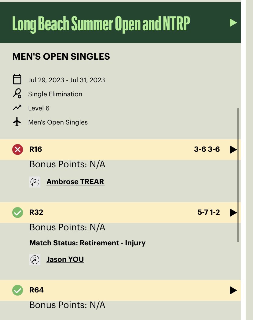 _Ian_Ramirez's tweet photo. Long Beach Summer Open- beat a current UC Santa Cruz Player,  +128 Points to National Ranking, more to come🔜
#tennis #socal #uncommited #offered #2024athlete #opentennis https://t.co/tPmg2QwFUg