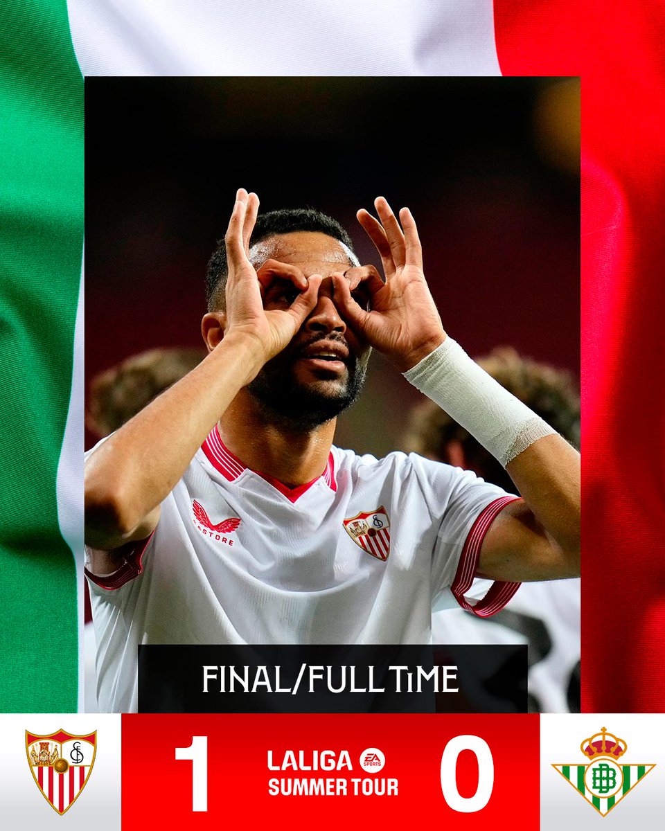 Ganar un derbi en México. ☑️🇲🇽😏

🤍❤️ ¡VAMOS, SEVILLA!

#LaLigaSummerTour