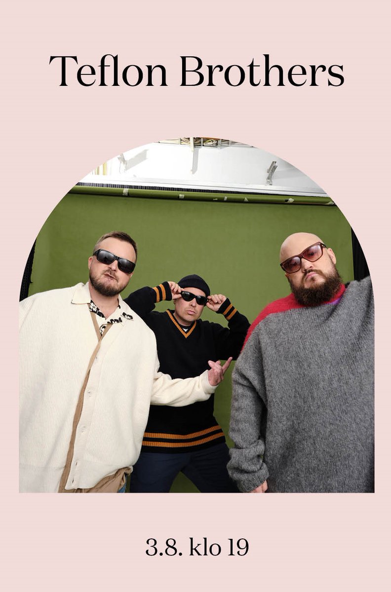 Torstaisin messuilta jatkuu normaalia pidempään ja pääset messuvierailun yhteydessä nauttimaan pääsylipulla myös elävästä musiikista!

Tänään Kuningattarenrannan lavalle klo 19 nousee Teflon Brothers. Tervetuloa! 🎶