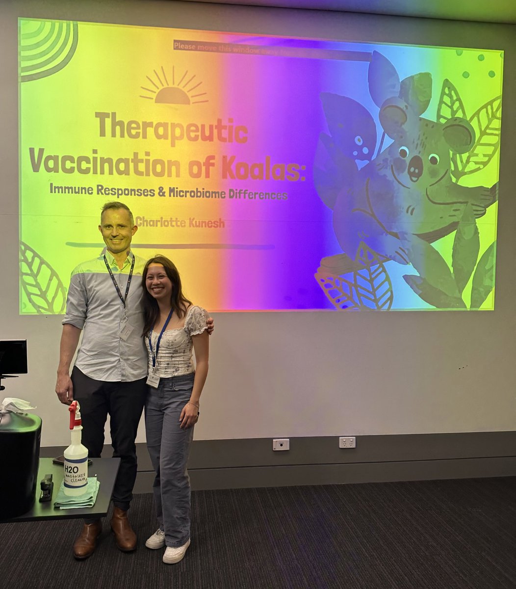 Centre for Bioinnovation (@cbioinnovation) on Twitter photo Engaging seminar on the #therapeutic #vaccination of #koalas their #immune responses and #microbiome differences from #CharlotteKunesh 🙌 visiting <a href="/usceduau/">UniSC: University of the Sunshine Coast</a> from <a href="/Princeton/">Princeton University</a> on a #StreickerFellowship to work with the #ChlamydiaResearchGroup in <a href="/CBioinnovation/">Centre for Bioinnovation</a> 🐨 Thanks, Charlotte! Engaging seminar on the #therapeutic #vaccination of #koalas their #immune responses and #microbiome differences from #CharlotteKunesh 🙌 visiting <a href="/usceduau/">UniSC: University of the Sunshine Coast</a> from <a href="/Princeton/">Princeton University</a> on a #StreickerFellowship to work with the #ChlamydiaResearchGroup in <a href="/CBioinnovation/">Centre for Bioinnovation</a> 🐨 Thanks, Charlotte!