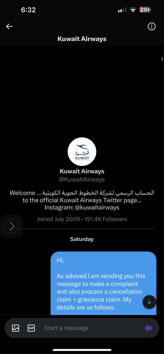yoimaria08's tweet photo. @KuwaitAirways  as advised I contacted  you privately! But you have zero response! https://t.co/W0lvpUOTfO