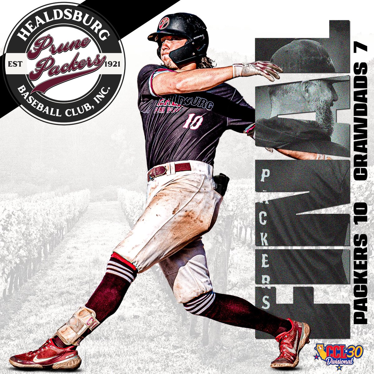 Your 2023 CCL Northern Division Champions!

The Packers now advance to the state championship for the 3rd year in a row.

THANK YOU, Sonoma County. For supporting this team. For packing the stands. For being part of our local baseball history. This one’s for you.🫡

#GOPACK