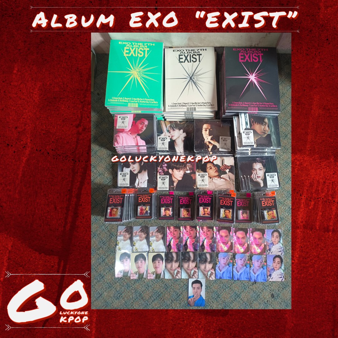 jgda_e's tweet photo. proof co Album EXO EXIST

-Digipack Member Ver
-SMini Member Ver 
-Photobook EXO Ver

#exo #exocreamsoda #exoexist #goluckyonekpop https://t.co/8H8cG4ilRY