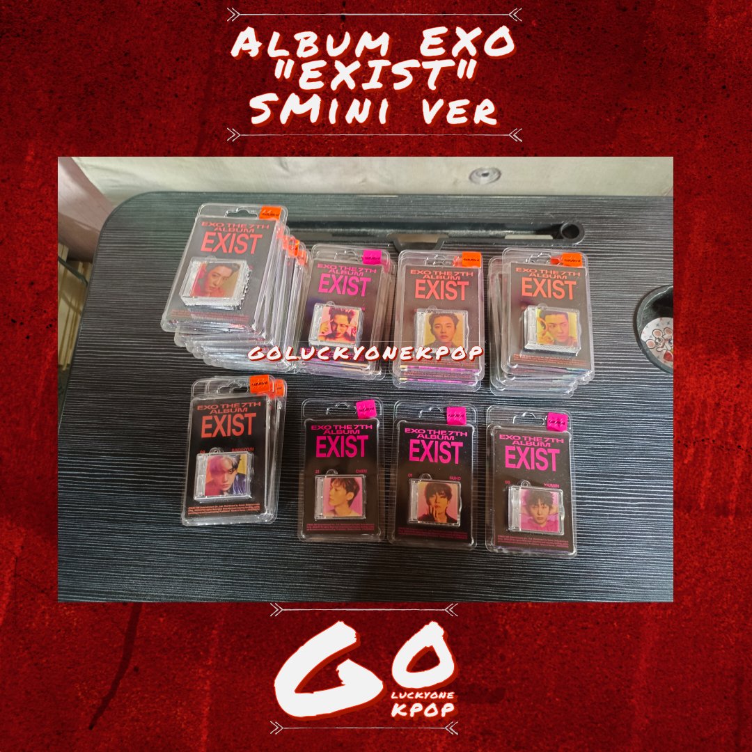 jgda_e's tweet photo. proof co Album EXO EXIST

-Digipack Member Ver
-SMini Member Ver 
-Photobook EXO Ver

#exo #exocreamsoda #exoexist #goluckyonekpop https://t.co/8H8cG4ilRY