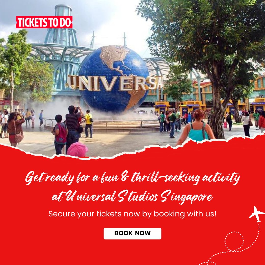 TicketsToDo's tweet photo. Lights💡, camera 📷, thrills🎢
Book your Universal Studio tickets hassle-free with TicketsToDo.
.
.
.
#ticketstodo #universalstudios #unviversalstudiosingapore #singapore #themeparks #thingstodosingapore #singaporetrip #travel #explore https://t.co/v4KYNMZnUQ