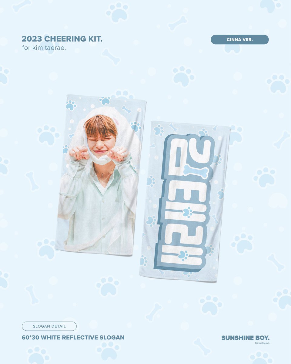 [SG GO] sunshine boy fancon cheering kit by <a href="/sunshine_ktr/">𝑠𝑢𝑛𝑠ℎ𝑖𝑛𝑒 𝑏𝑜𝑦.</a>

💸 fp: $19.5, to split dsf and sp
📌 read pinned on channel before purchase
🗓️ ends August 5th, 5pm sgt!

🔗 t.me/cheonanztaerae…

#KIMTAERAE #김태래 
#ZEROBASEONE #ZB1 #제로베이스원
