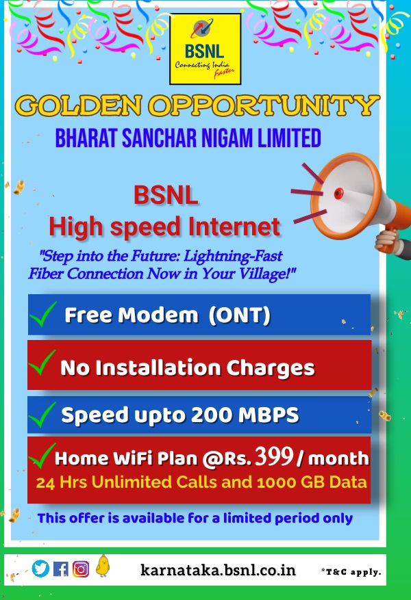 BSNL Karnataka tweet media