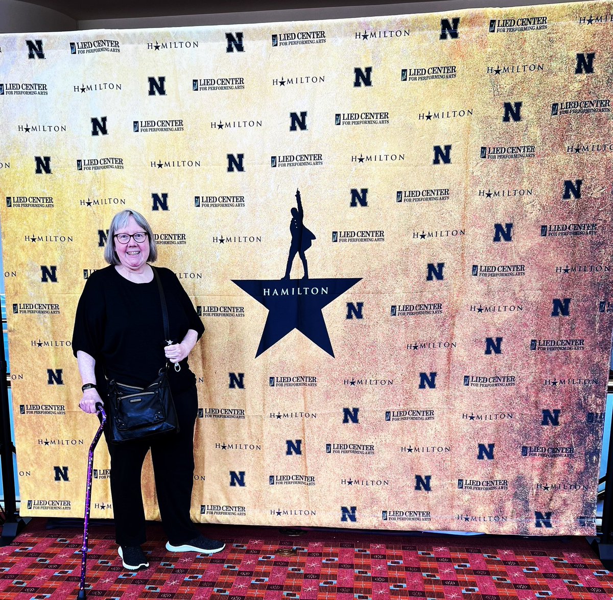 Felt great to be back out in the world again! And for one of my favorite shows! #openingnight for <a href="/HamiltonMusical/">Hamilton</a> <a href="/LiedCenter/">Lied Center</a> #AtTheLied #survivingcancer