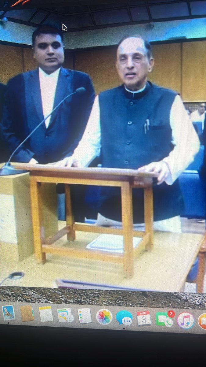 Today, Dr. <a href="/Swamy39/">Subramanian Swamy</a> appeared before the Karnataka High Court for a committee to be set-up to  grant Codavaland (Kodagu) autonomous status within the State. Happy to assist Dr. Swamy virtually. My dear friend <a href="/NarayanKieran/">Kieran Narayan</a> was also there to assist. <a href="/nachappa_codava/">CNC CodavaTribalism & Quest for Autonomy</a> <a href="/jagdishshetty/">Jagdish Shetty</a>