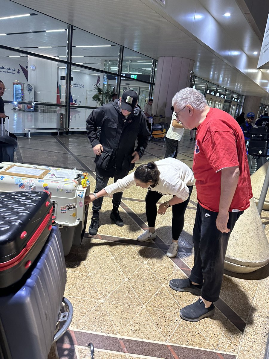 Mr_David_BHSR's tweet photo. Last night we welcomed our new #executiveprincipal, hubby &amp; pup Crumb to #SaudiArabia - all arrived safe, well, tired and smiling. Welcome aboard @BeechHallRiyadh @CStewart_CS We look forward to working with you 🙏

@anitaflamingo1 @mrandrewelias @ZaherFattouh  @AlStewartOBE https://t.co/l0dJF2zdMl