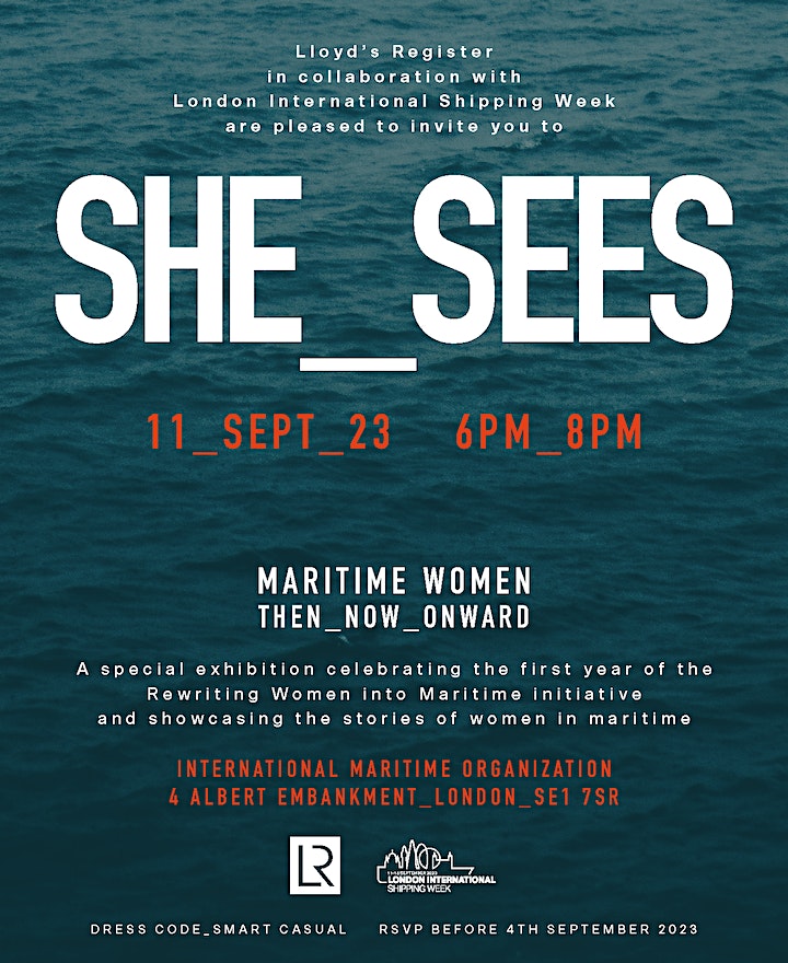 Looking forward to celebrating women in maritime through history #SheSees #SheSeas #WomeninMaritime