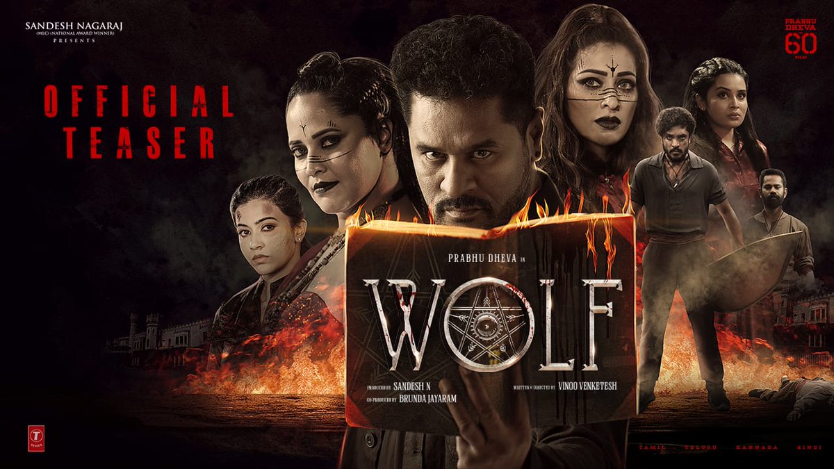 saloon_kada's tweet photo. #WOLF (#PD60) Teaser🦊✨
Link - https://t.co/0MlyCCGCWW

Stars : Prabhu Deva - Raai Lakshmi - Anasurya - Ramesh Thilak - Anju Kuriyan
Music : Amrish (Charlie Chaplin 2)
Direction : Vinoo Venkatesh (Cindrella)

TAMIL | KANNADA | TELUGU | HINDI
Theatrical Release SOON!! https://t.co/19PHIY5CN7