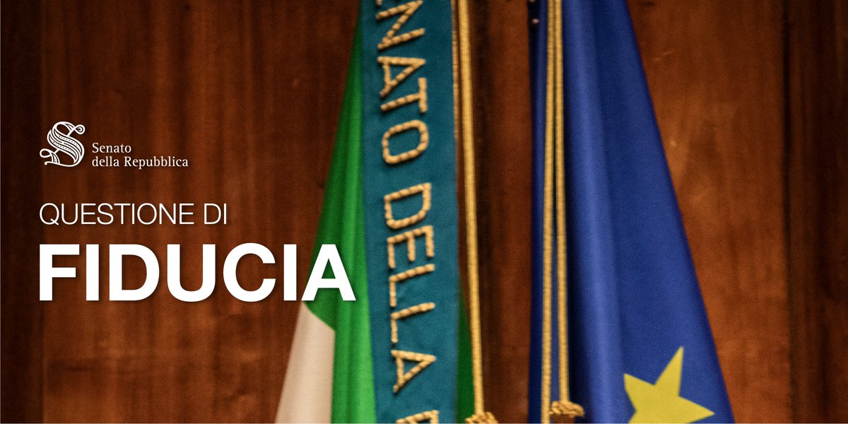 SenatoStampa's tweet photo. #DecretoPAbis. Governo pone la #QuestioneFiducia sull'approvazione, nel testo identico a quello licenziato dalla Camera, del ddl conversione, con modificazioni, del d-l n. 75 https://t.co/6LcCbBVyGl Adesso dichiarazioni di voto. Diretta #SenatoTV → https://t.co/j44Seenlpl https://t.co/KgbrQGx9jy