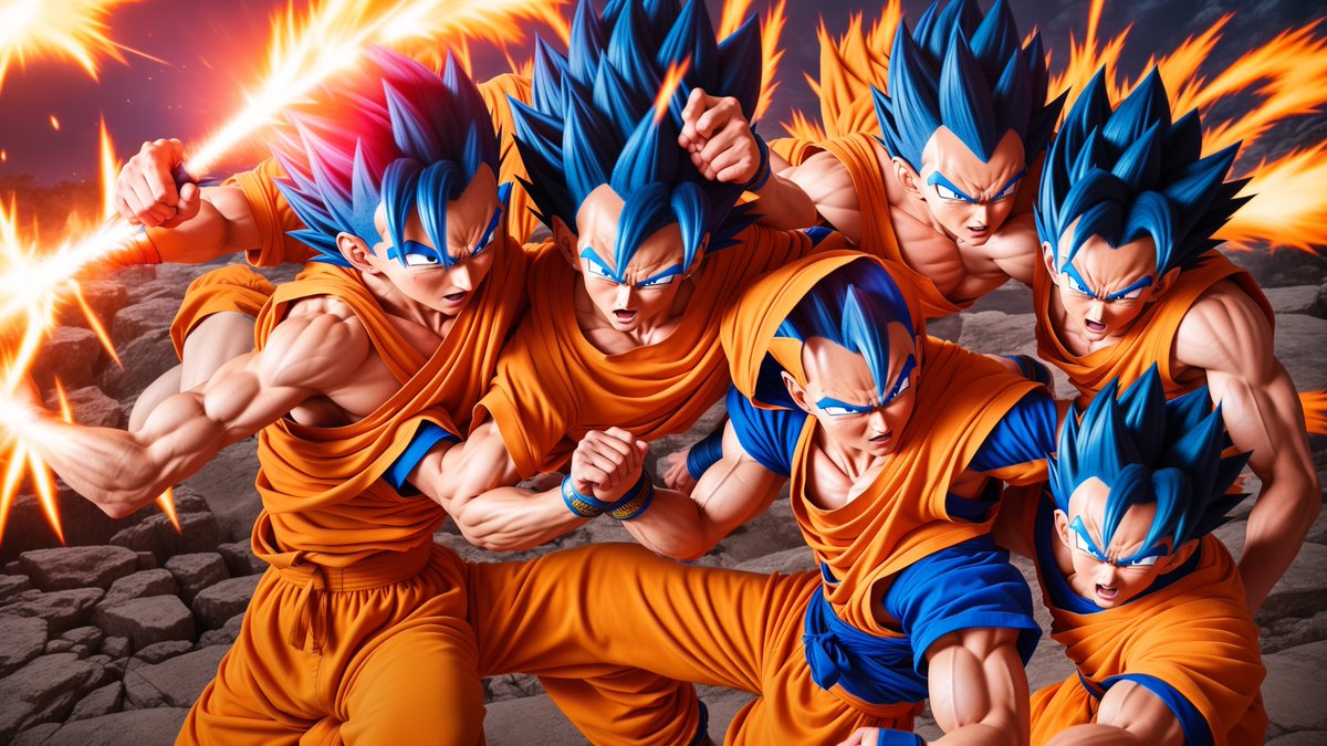 W0ojtek's tweet photo. #sangoku vs #vegeta https://t.co/jCUjJ68y6E