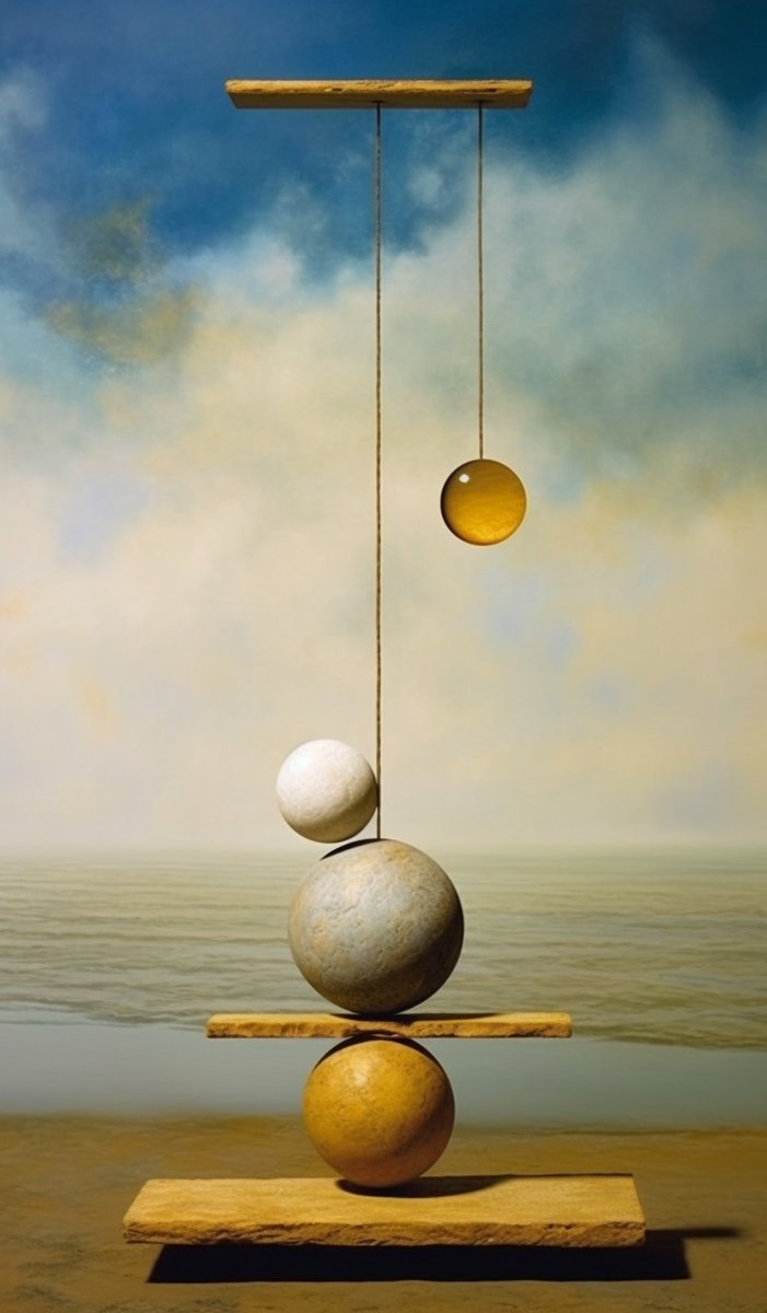 _X_III_D's tweet photo. Balancing between projects.
Some concepts just give images with consistent vibe regardless of what else you put in the prompt (or multi prompt in this case).
This one is "Balancing". https://t.co/haHneOjfHG