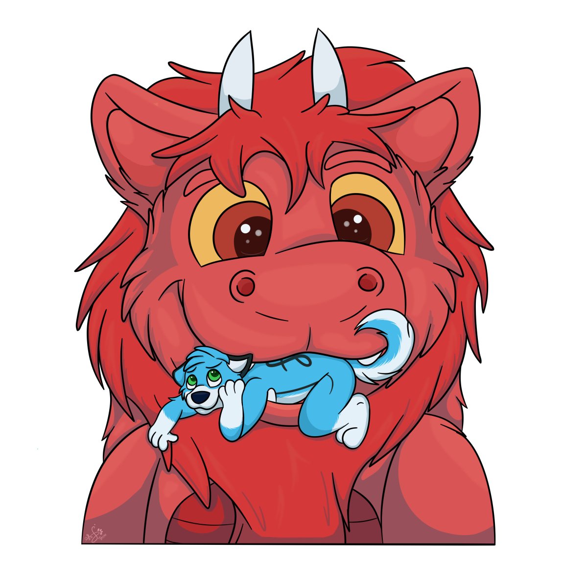 Tykko_Wolskyroo's tweet photo. auxilio me comen <3 hahaha. 
un dibujito para @Rad_Retro_97 ame hacerlo, muchas gracias por confiarme esta comi <3 https://t.co/2uDb5Fh149