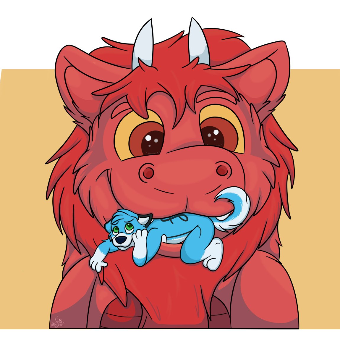 Tykko_Wolskyroo's tweet photo. auxilio me comen <3 hahaha. 
un dibujito para @Rad_Retro_97 ame hacerlo, muchas gracias por confiarme esta comi <3 https://t.co/2uDb5Fh149