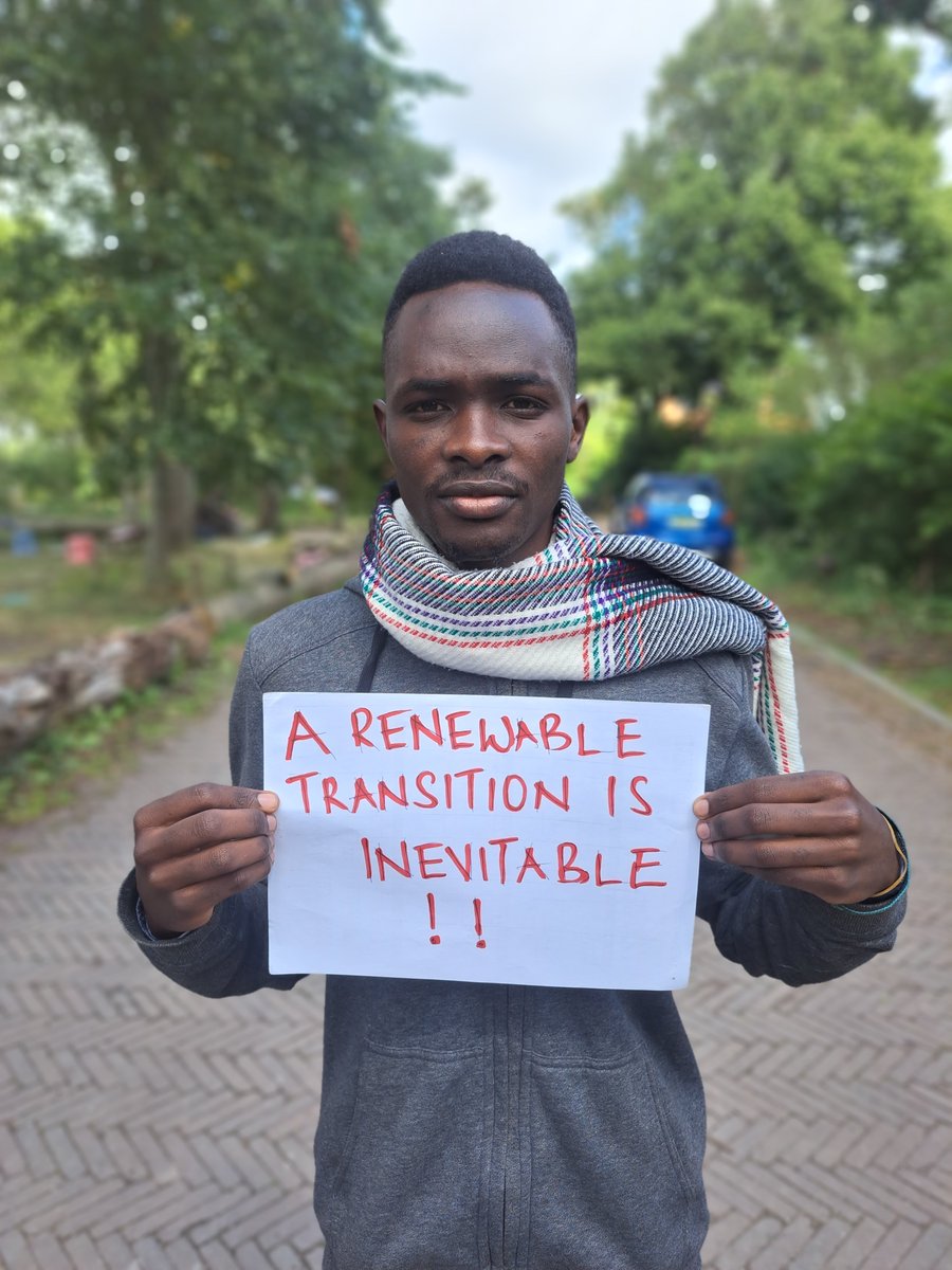 OmonukN's tweet photo. A transition to renewable technologies is unavoidable. The earlier we transit the better for our planet.
#ClimateActionNow #FridaysForFuture #TomorrowIsTooLate @endfossiluganda @GretaThunberg https://t.co/BtU40OVC14