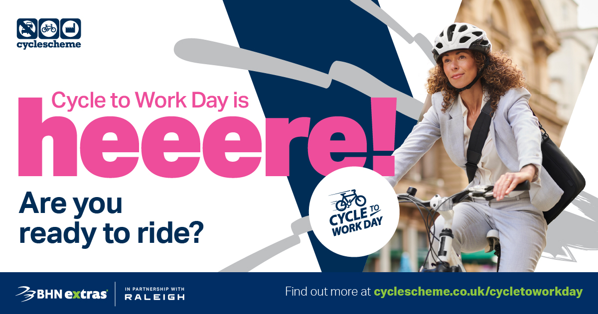 IT’S CYCLE TO WORK DAY ❤️🚲 Here are three ways to make it a great one and have the chance to win! ✔️ Get on your bike - go anywhere, for any reason ✔️ Log your ride on our Love to Ride community at buff.ly/2MIh5OQ ✔️ Share your cycle selfie using #cycletoworkday