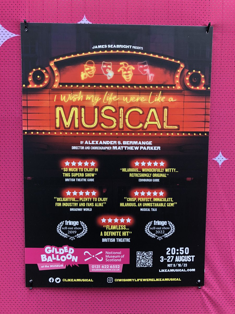 ANOTHER OP’NIN’, ANOTHER SHOW! Having featured among <a href="/BBCRadio2/">BBC Radio 2</a>’s <a href="/elaine_paige/">Elaine Paige</a> On Sunday’s, <a href="/WhatsOnStage/">WhatsOnStage</a>’s, <a href="/British_Theatre/">BritishTheatre.com</a>’s, <a href="/LondonTheatre1/">@LondonTheatre1 🦄</a>’s &amp; <a href="/ATDazzles/">All That Dazzles</a>’s picks of top shows to see, TONIGHT’S THE NIGHT our spectacular new production opens at <a href="/Gildedballoon/">Gilded Balloon</a> <a href="/edfringe/">Edinburgh Festival Fringe</a>!