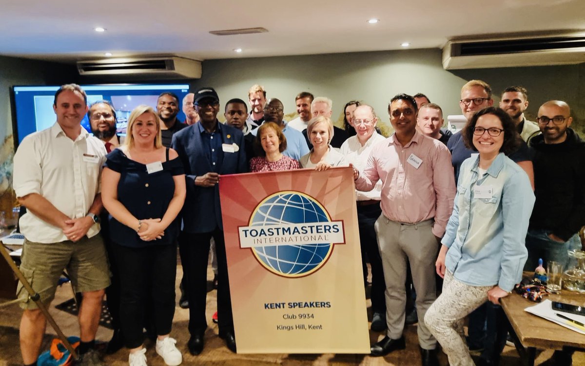 We had an amazing meeting last night! Top picks:
Icebreaker speeches from Corinna and Liam; Krzysztof entertained us with his witty table topics; 
Mark, a first-time guest speaker won the best table topic award! 
#KentSpeakers #toastmasters #publicspeaking