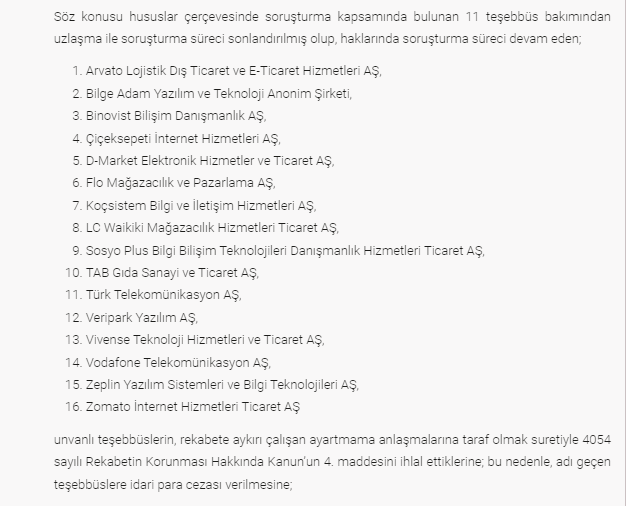 saitorhan's tweet photo. Vay vay vaayyy bakın neler dönüyormuş da haberimiz yokmuş. Büyükler dediğimiz firmalar aralarında personel alıp vermeyeceklerine dair anlaşarak maaşların yükselmesine engel olmuşlar...

Diyecek sözümüz yok gerçekten bu duruma çünkü ne desek de eksik kalır bu duruma...

Mahkeme yolu açık olmakla beraber eğer Rekabet Kurulu'nun tespit ettiği ve verdiği karar var olan bir durumu gösteriyorsa bizim büyük dediğimiz firmalar aslında insanlıkları çok da büyük değilmiş.

https://t.co/KHfyJNE0jn