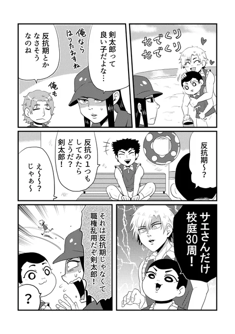つよいぞ剣太郎 面白がって走り出した佐伯、2周目くらいで飽きて普通に歩いて戻ってくる