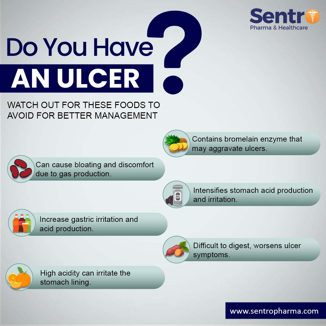 Steer clear of beans, carbonated drinks, oranges, pineapple, excessive pepper, soaked garri, and excessive yam to prevent discomfort and aggravation of ulcer symptoms. Consult with a #healthcare professional for personalized #dietaryadvice.

 #uler #healthyeating #StomachHealth