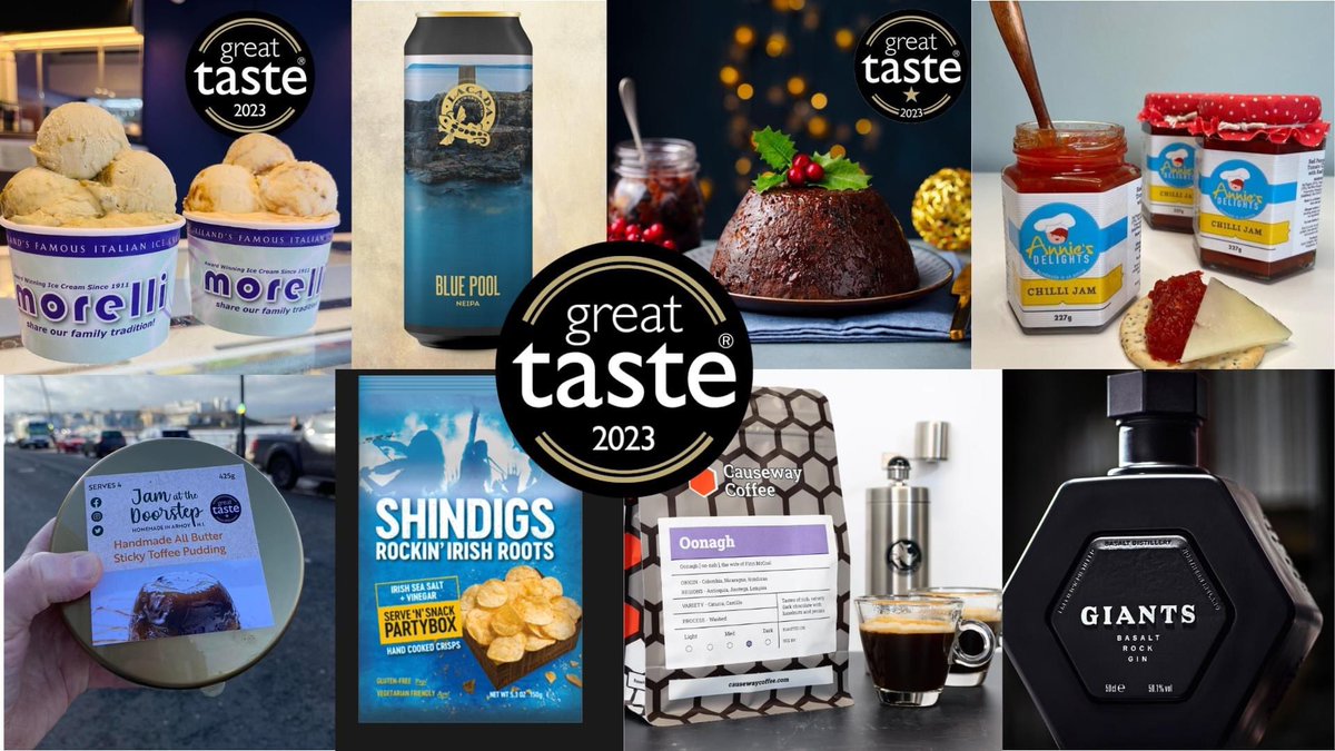 Success for Causeway Coast and Glens region in this year’s UK Great Taste Awards scooping a total of 36 gold stars!⭐️ To find out more read our latest blog at tastecauseway.com/blog/success-f…