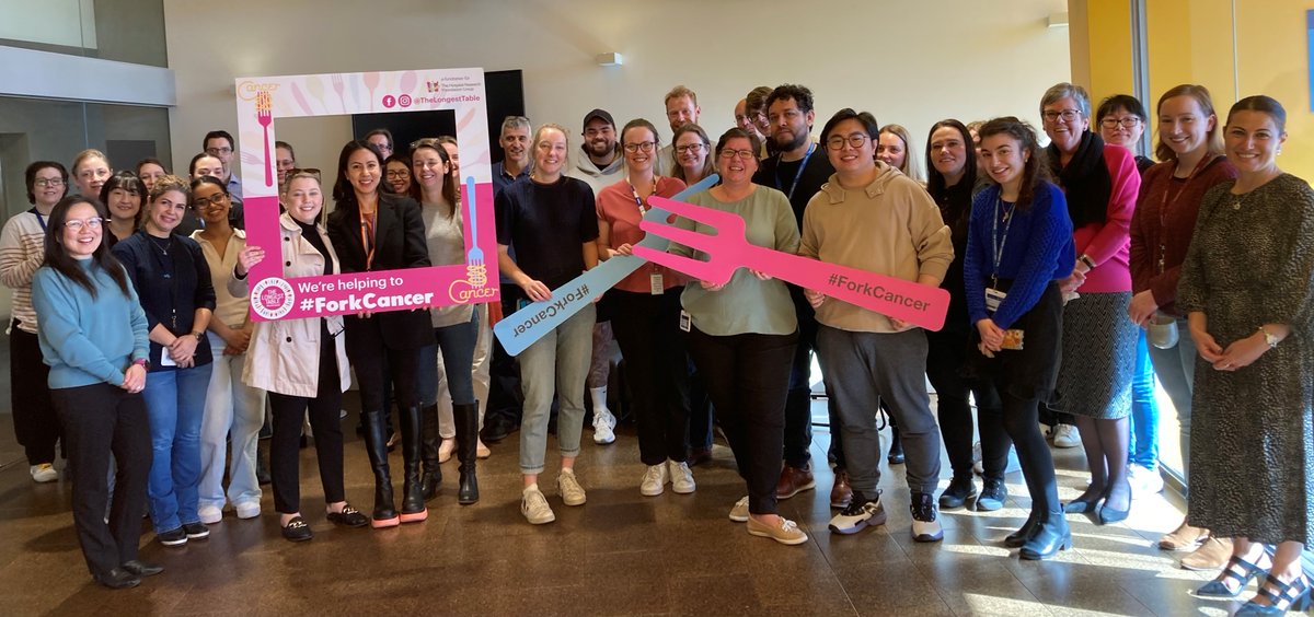 @SAiGENCI proud to support @hosp_research with a @TheLongestTable morning tea. #forkcancer