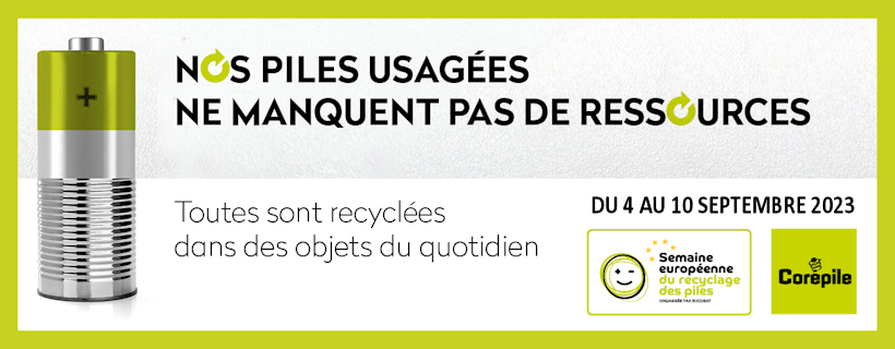 Pour sa 9ème édition, la Semaine Européenne du Recyclage des Piles se tiendra du 4 au 10 septembre 2023 et aura pour thème « Nos piles usagées ne manquent pas de ressources ».
Une occasion de rappeler l’importance du recyclage des piles !
edd.ac-besancon.fr/semaine-europe…