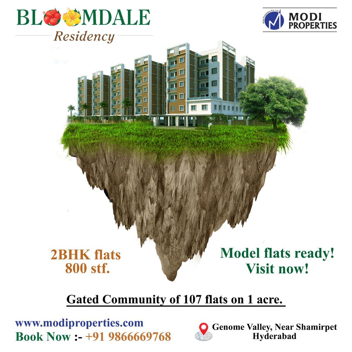 ModiProjectshyd's tweet photo. 20,000 workforce needs housing! @ Genome Valley, Hyd.
INVEST FOR RENT!
2bhk Modern flats are ready.
For more information Call us: +91 98666 69768
Visit: https://t.co/5v6unynGBw
#modiproperties #bloomdaleresidency #flats #flatsatshamirpet #2bhkflats #flatsforsale #realestate https://t.co/0zF2IBqZq3