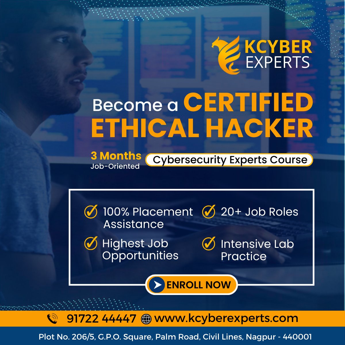KcyberExperts's tweet photo. Become a Certified Ethical Hacker in just 3 Months. 🚀🛡️ Unlock 20+ Exciting Job Roles🔑 Intensive Lab Practice for Real-world Skills💼 100% Placement Assistance for Your Dream Job
#CertifiedEthicalHacker #CybersecurityCareer #cybersecurity #ethicalhacking #kcyberexperts https://t.co/rKX2HzLyrW