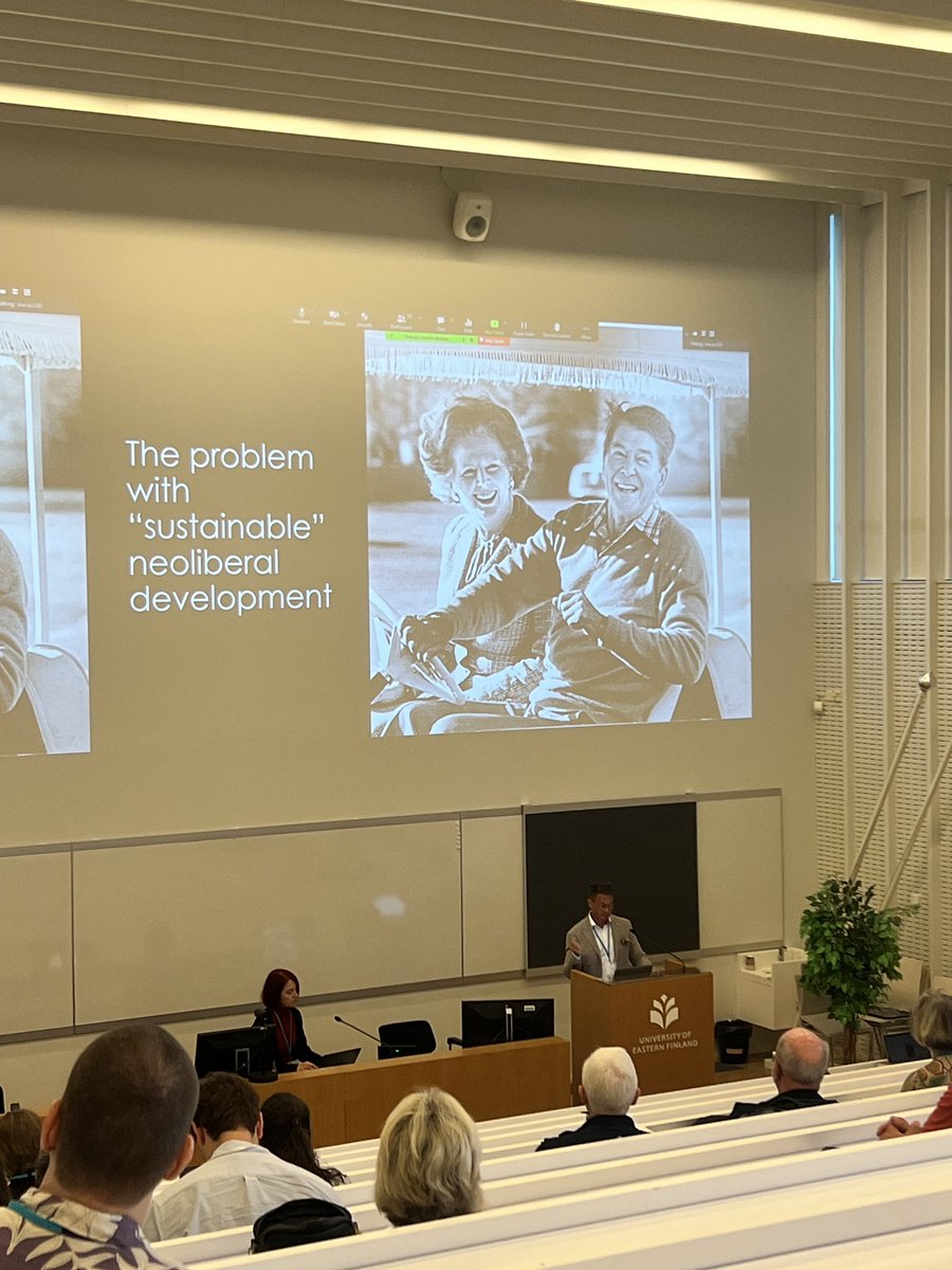 Amanda Kennedy (@dramandakennedy) on Twitter photo The inimitable <a href="/KotzeProfessor/">Professor Louis Kotzé</a> on the future of environmental law - which he argues is NOT sustainable development: “the socio-ecologically destructive dogma of neoliberal sustainable development has been hardwired into environmental law”… #iucnael2023 @uefcceel The inimitable <a href="/KotzeProfessor/">Professor Louis Kotzé</a> on the future of environmental law - which he argues is NOT sustainable development: “the socio-ecologically destructive dogma of neoliberal sustainable development has been hardwired into environmental law”… #iucnael2023 @uefcceel