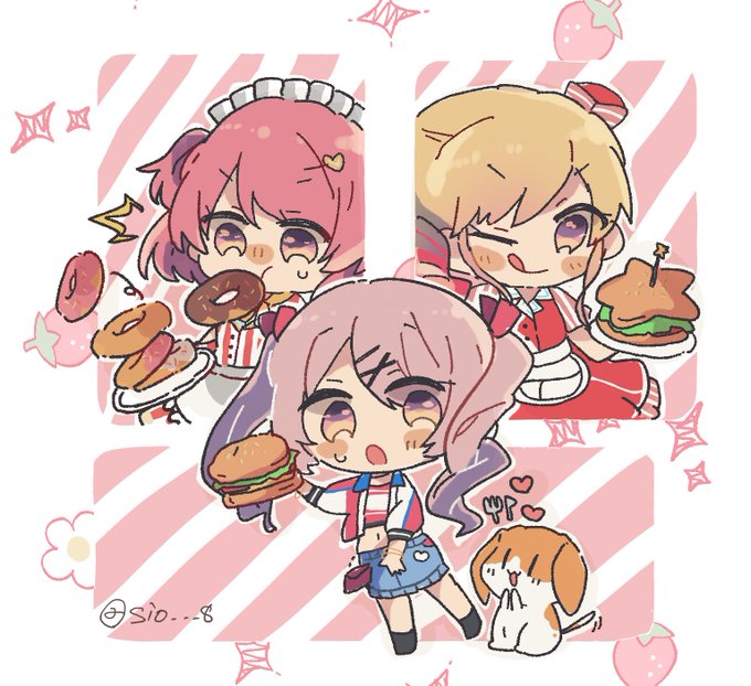 ピンクピンクしてて可愛い子たち…
