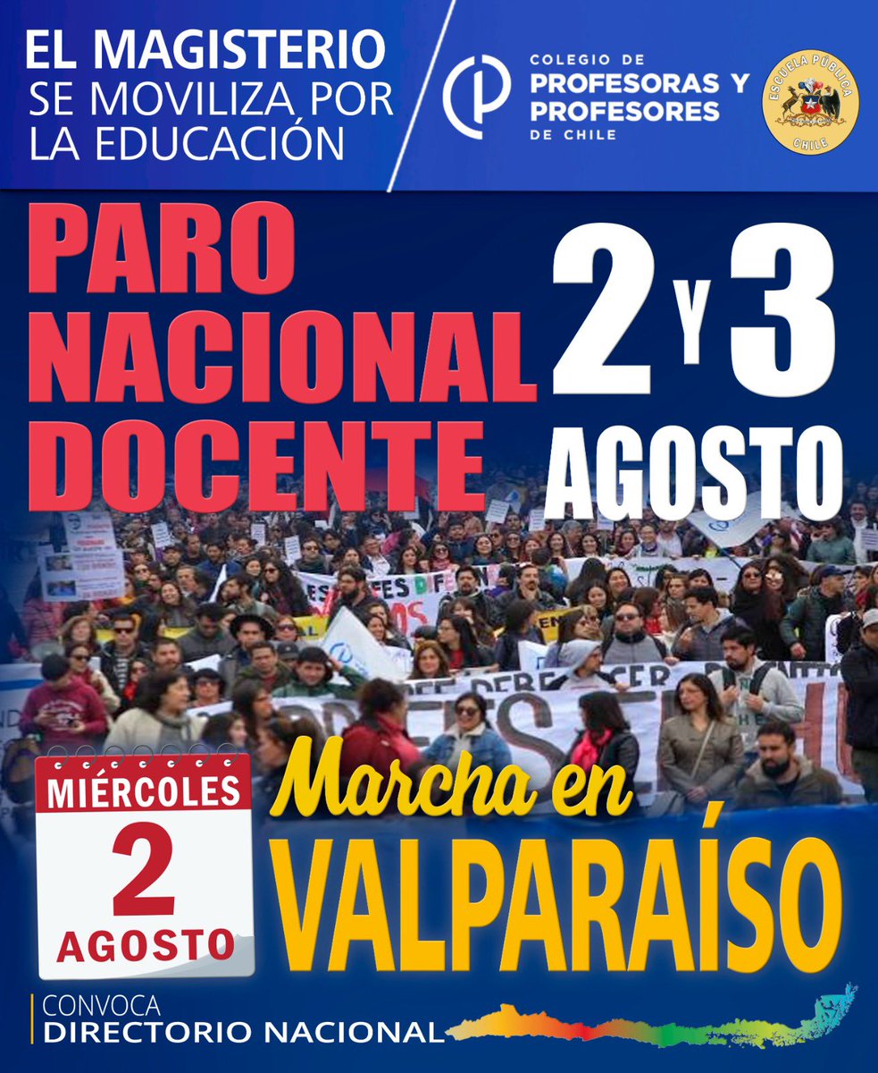 AlvaroBeltram's tweet photo. Un día... ahora dos... y luego. Y aún no pueden entregar algo concreto a los profesores. Presidente Boric se esta CARGANDO ]]]]]]]]   ]70% UN paro indefinido. 
#ParoDocente #parodeprofes #mineduc #tvn #meganoticias #CHVNoticias https://t.co/XlMQ03nr6L
