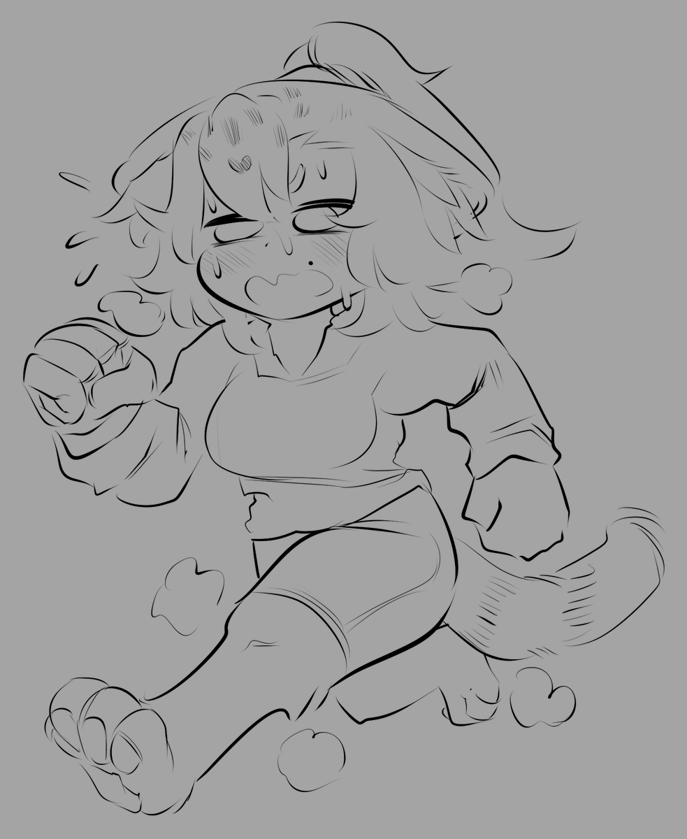 Shiiva_VT's tweet image. Drawing @Michiirouu till she comes back! 

Day 1 - Miki be really doing a lot of workout lately...
Is this her training arc??😳really wonder how fast can she run with her tiny leggy...

#Artichii