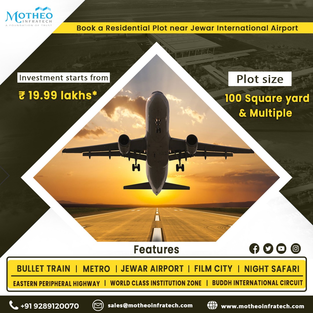 motheoinfratech's tweet image. Are you looking Residential Plots with attractive prices at Jewar City, near Jewar International Airport?
#Jewarplot #mothoeinfratech #residentialplots #comercialproperty #chandigarhproperty #bhutanigroup