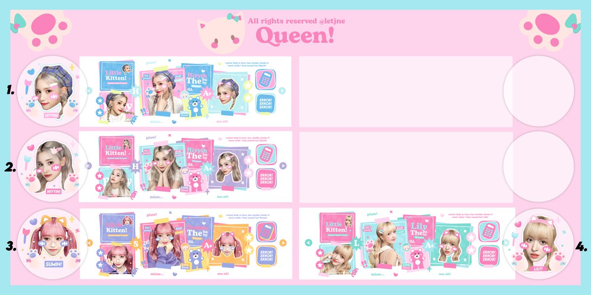 🎐 Retweet will be appreciated! 

Queen mau bagiin FREE layout canci ini!

⏰ : TONIGHT 7PM
🪄 : DM nama FC beserta angkanya (tertera pada ALT)

1 akun hanya boleh klaim 1 layout ya! tanpa cadangan.

t, #zonauang #zonaba