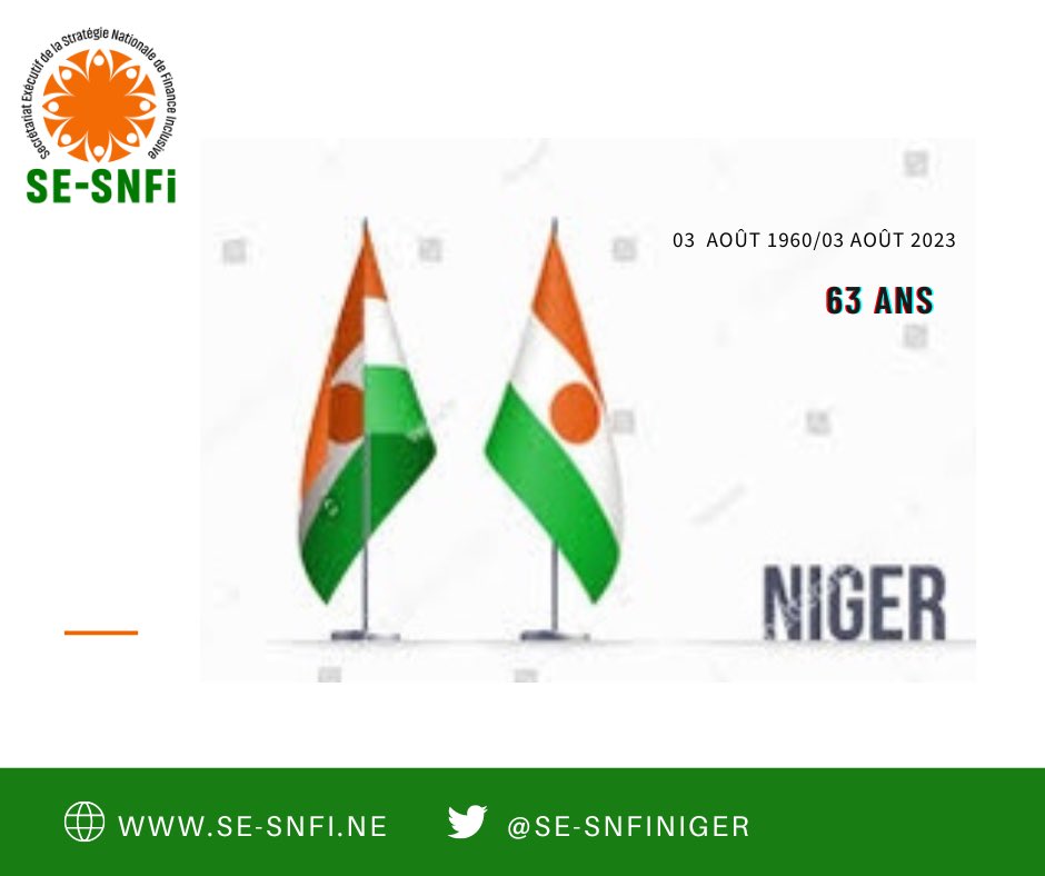 SeSnfi's tweet photo. Bonne fête de l’Indépendance à tous les Nigériens! https://t.co/E5HOa0oaTd