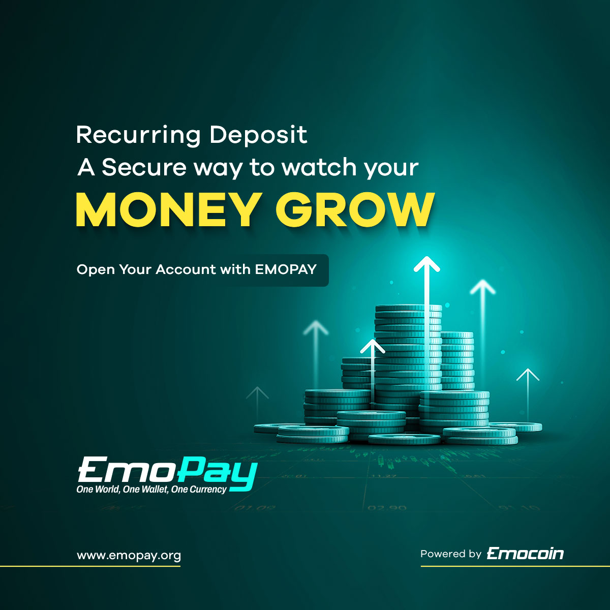 Maximize your savings potential with Emopay's Recurring Deposit.💰📈

Visit 👉🏻 emopay.org

#RecurringDeposit #SecureSavings #fintech #emo #financialsecurity #savings #Emopay #benefits #FinancialFreedom #cryptocurrency #cryptomarket #Emocoin #investment #passiveincome