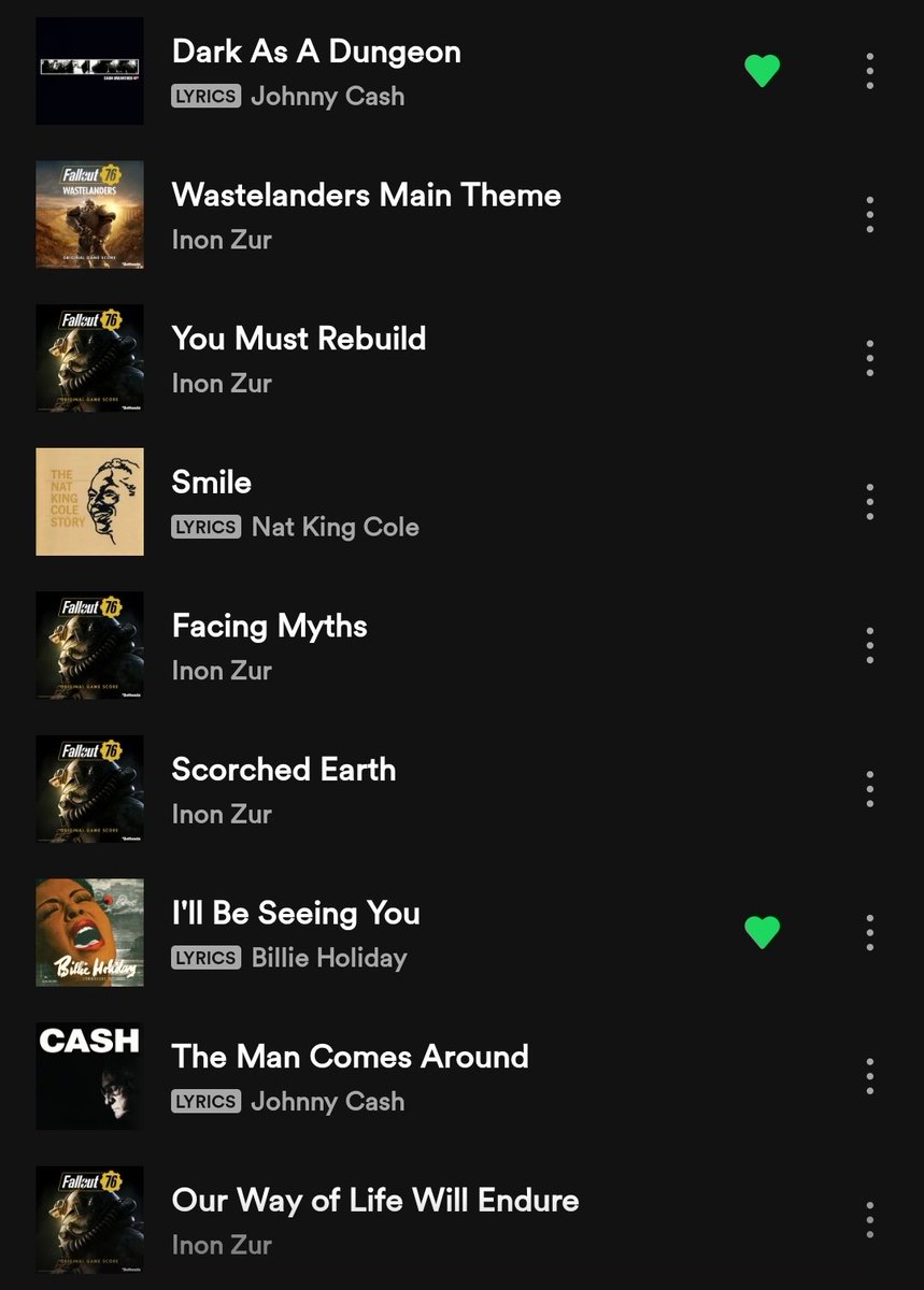 The unofficial soundtrack
"The Crow" mini series parts 1 &amp; 2

#Fallout76 #XboxGamePass #Spotify #falloutboy