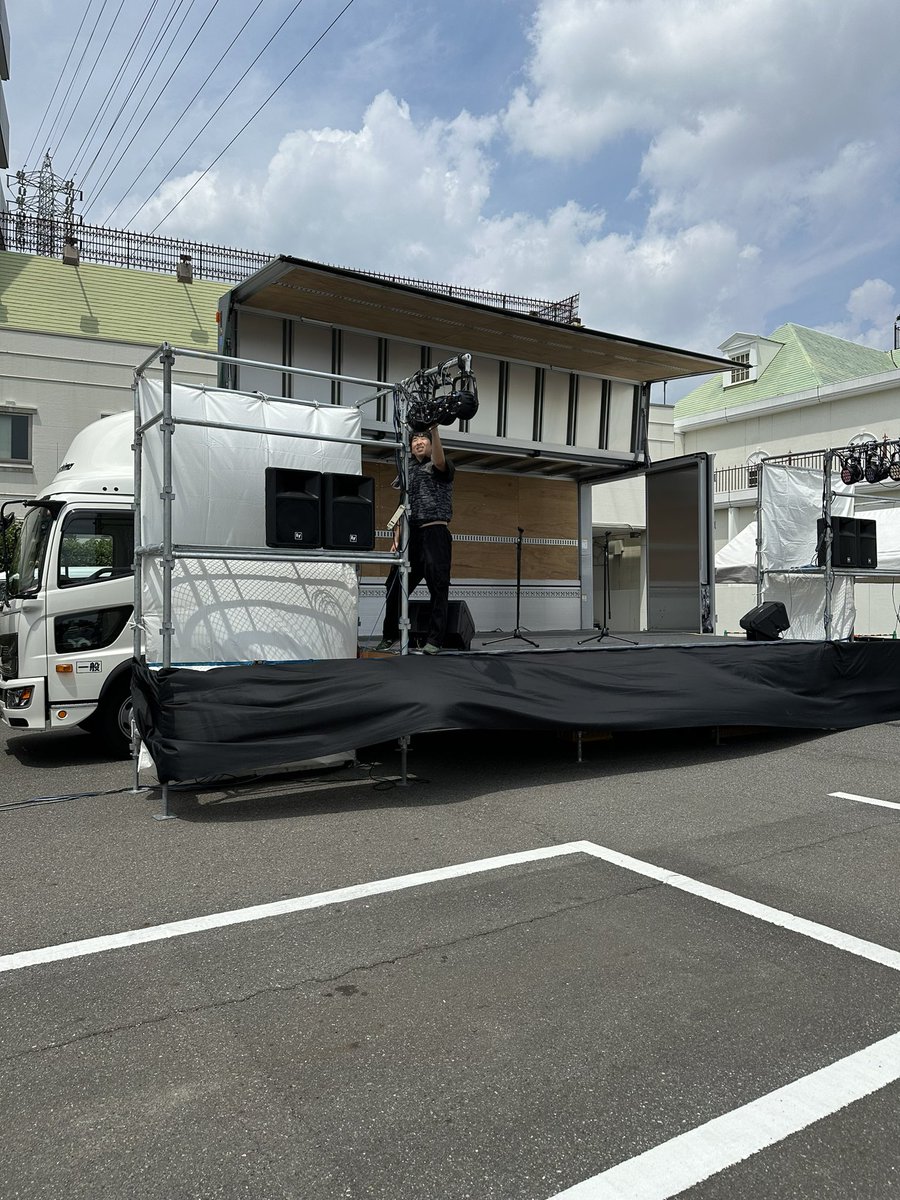 今日の現場
@ゆーとぴあ宝