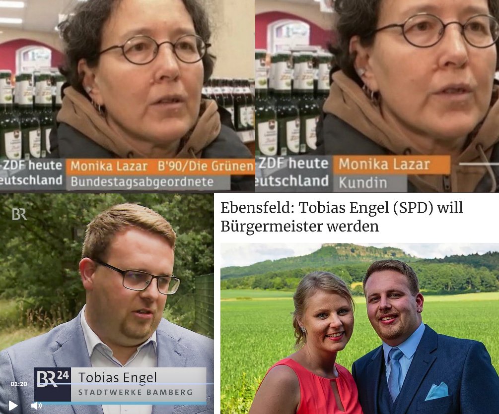 SHomburg's tweet image. Zwei weitere zufällige Beispiele

1. Grüne Abgeordnete als Kundin.
2. SPD-Mann als Wasserexperte.