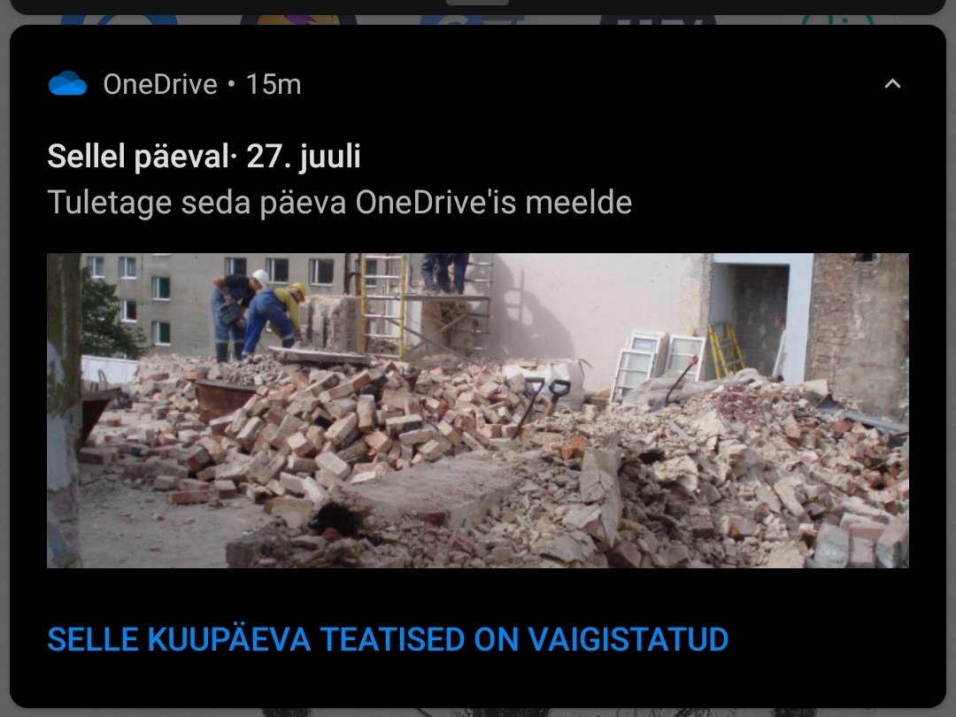 kaoseagent's tweet photo. OneDrive igal hommikul: tuleta seda suvalist hetke kohast, kus sa ise pole viibinudki, meelde 🥳🙌🌈 https://t.co/Dhjs9rkiz4
