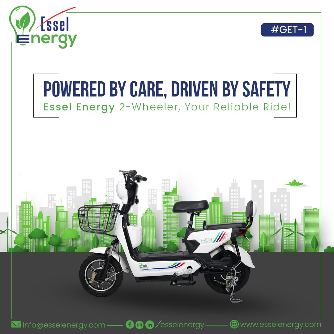 esselenergy's tweet photo. Your Trusty Companion on the Road: Essel Energy 2-Wheeler, Where Care and Safety Converge.
Visit us at 
https://t.co/SMFdYDv6FA
#EsselEnergy2Wheeler #SafetyFirst 
#CareFueledSafety #madeinindia #goelectric #gogreen #electricindia #saveourplanet #esselenergy #electricscooter https://t.co/1ZFN4mWqVH