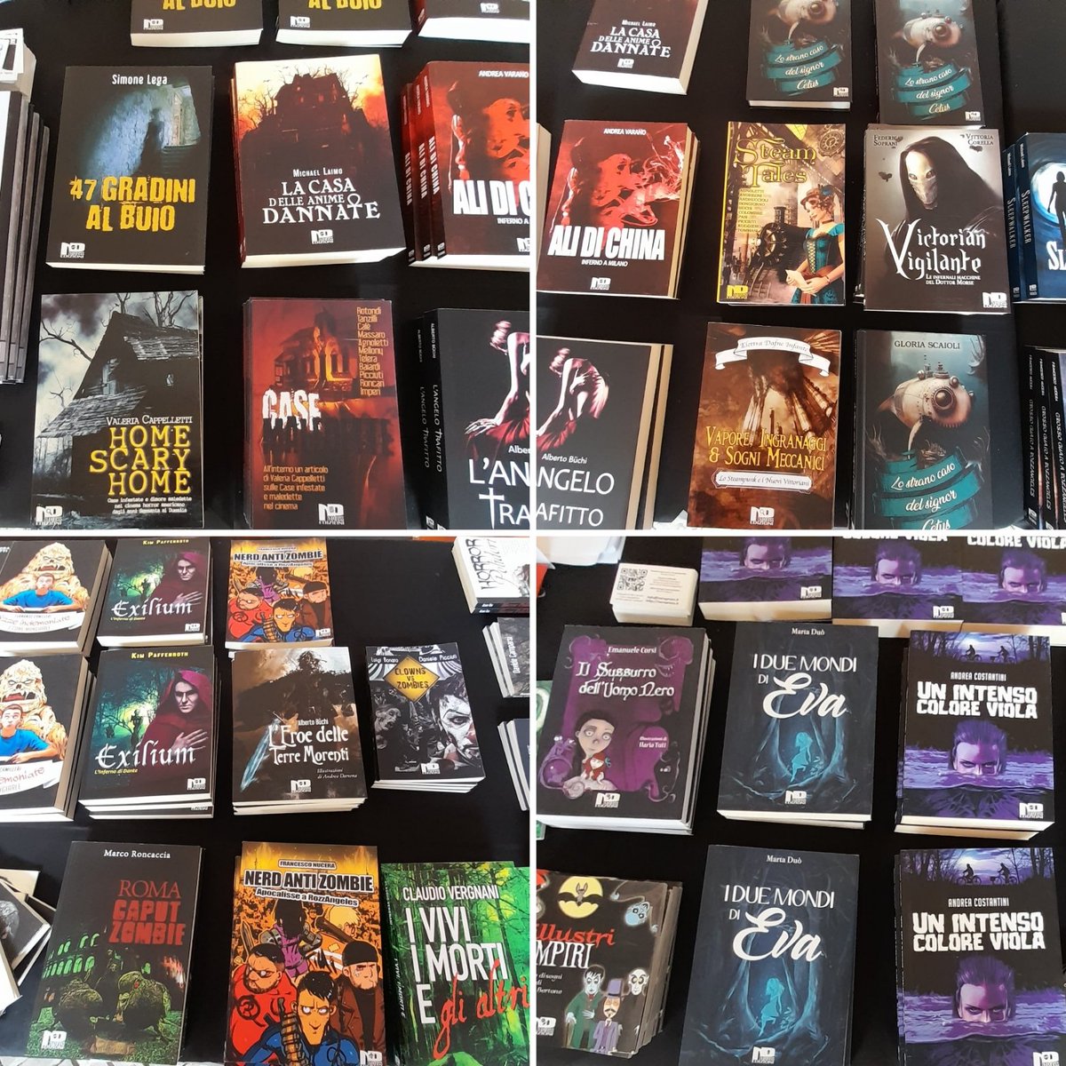 Nero_Press's tweet photo. Marchio #NoEap di @Nero_Cafe.
Racconti, romanzi e saggi, in digitale e carta.
#buongiorno #gialli #horror #misteri #leggeretisalva #SceneDiMercati #VentagliDiParole #FolignoFantasyFestival2023 #NeroPressEdizioni
https://t.co/N0TuFFSwA6
https://t.co/6c5FUFYh2o https://t.co/y7zVoU1wCK